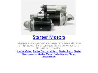 Starter Motors