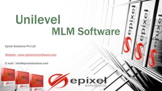 Unilevel MLM Software | Epixel Solutions