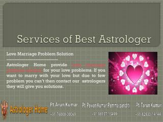 Services of Astrolger Home - The Best Astrologer - Part 4
