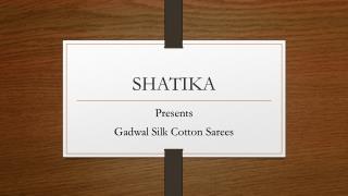 Gadwal Silk Cotton Sarees Collection
