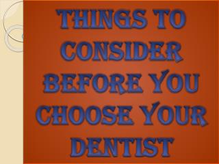 Choose the Best Dentist Services in Vancity