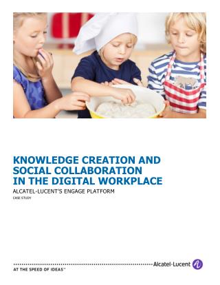 Knowledge Creation and Social Collaboration (2013)