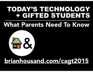 Gifted Kids and Tech What Parents Need To Know 2016