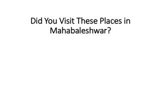 Did You Visit These Places in Mahabaleshwar?
