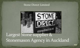 Stone supply & stonemason in Auckland, New Zealand