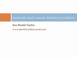 Cosmetic Dentistry: Treatments and Trends