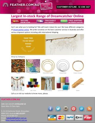 Largest In-stock Range of Dreamcatcher Online