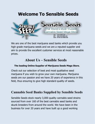 Seed of Marijuana