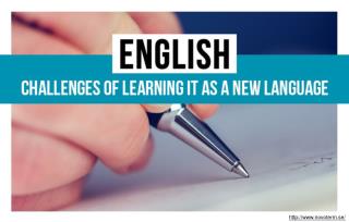 What are the challenges of the English language?
