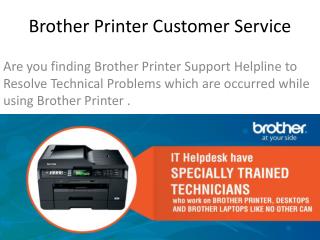 Brother Printer Not working? - Need Customer Support Number