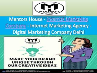 Digital Marketing Company Delhi- MentorsHouse