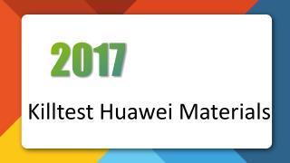 Huawei H13-511 Study Guide