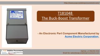 ACEM Electric Corporation – Manufacturer of T-1-81048 Transformer