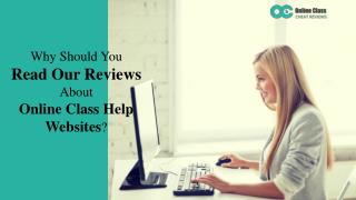 Need Online Class Help? Read Real Reviews To Hire A Genuine Tutor
