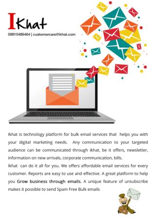 Growing Business Through Emails | Bulk Email Solutions Provider