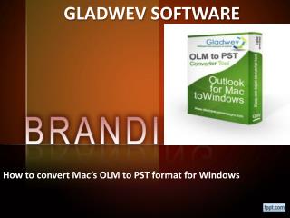 How to convert OLM File to PST File