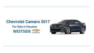 2017 Chevrolet Camaro for Sale in Houston