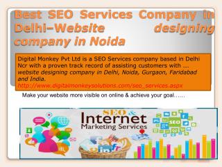Best SEO Services Company in Delhi - website designing company in Noida