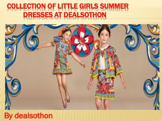 Collection of little girls summer dresses at dealsothon