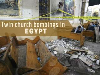 Twin church bombings in Egypt