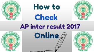 How to check AP Inter Result 2017