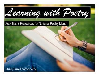 Learning with Poetry: Activities and Resources