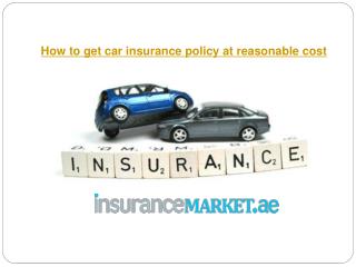 Car Insurance Dubai