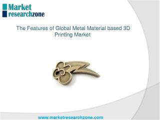 The Features of Global Metal Material based 3D Printing Market 