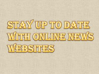 Online News Websites Benefits