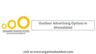 Outdoor Advertising Option in Ahmedabad