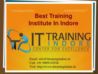 Best Training Institute In Indore – IT Training Indore