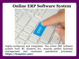 Cloud Erp Manufacturing Software