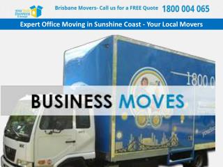 Expert Office Moving in Sunshine Coast - Your Local Movers