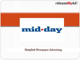 Mid Day Newspaper Advertisement Online