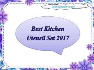 Best Kitchen Utensil Set