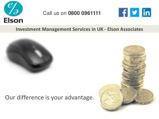 Investment Management Services in UK - Elson Associates