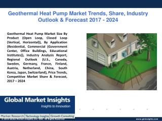 PPT for Geothermal Heat Pump Market Analysis, 2017 - 2024.
