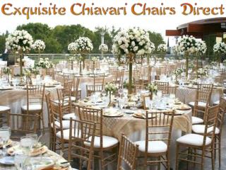 Exquisite Chiavari Chairs Direct