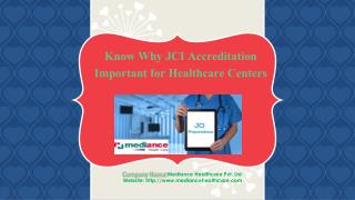 Why JCI Accreditation Important for Healthcare Centers