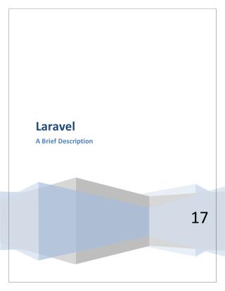 A small story of laravel