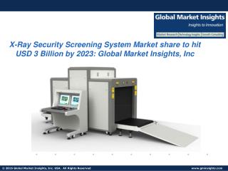 X-Ray Security Screening System Market to Surpass USD 3 Billion by 2023