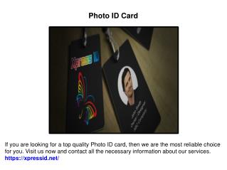 Photo ID Card