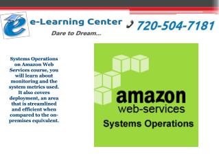 Systems Operations on Amazon Web Services