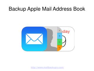Backup Apple Mail Address Book