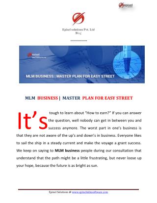 Master Plan for Easy Street