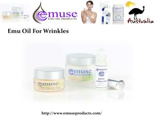 Emu Oil For Wrinkles