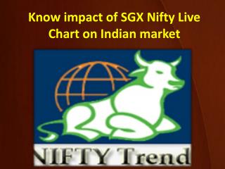Know impact of SGX Nifty Live Chart on Indian market