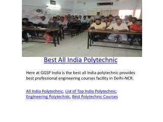 Best All India Polytechnic