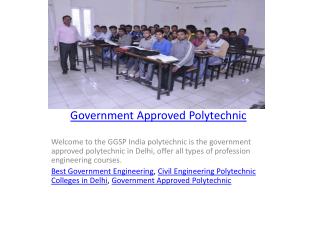 Government Approved Polytechnic
