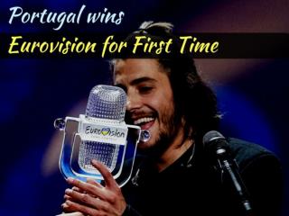 Portugal wins Eurovision for first time